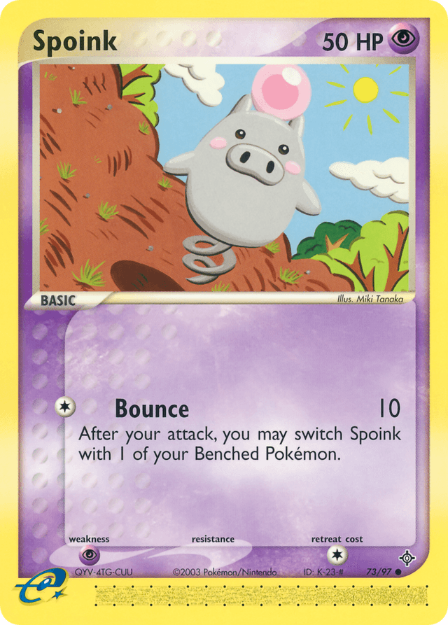 Spoink — Dragon #73