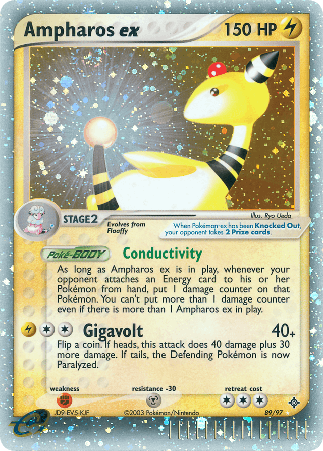 Ampharos ex — Dragon #89