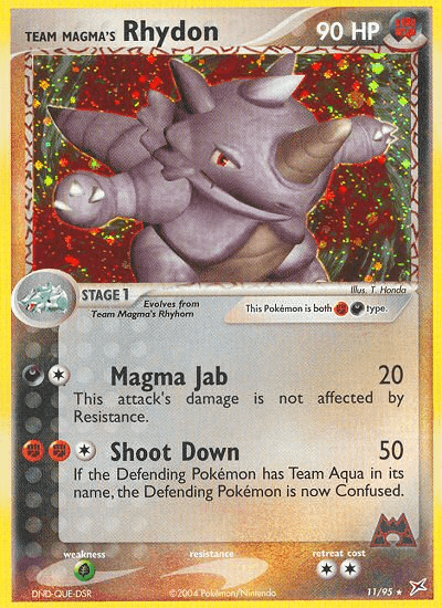 Team Magma's Rhydon — Team Magma vs Team Aqua #11