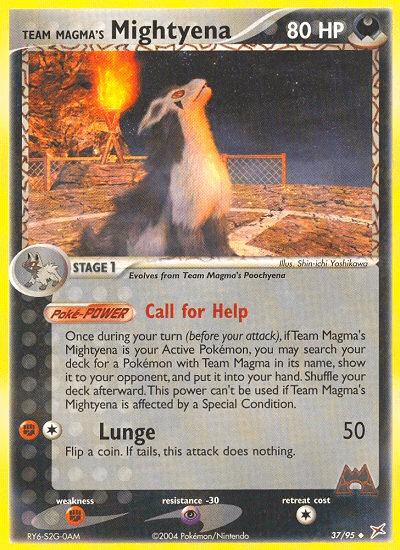 Team Magma's Mightyena — Team Magma vs Team Aqua #37