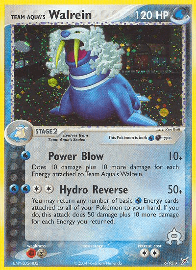 Team Aqua's Walrein — Team Magma vs Team Aqua #6