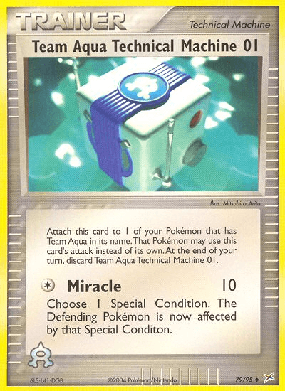 Team Aqua Technical Machine 01 — Team Magma vs Team Aqua #79
