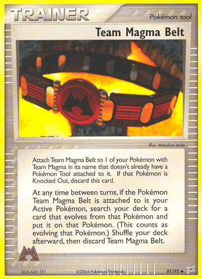 Team Magma Belt — Team Magma vs Team Aqua #81