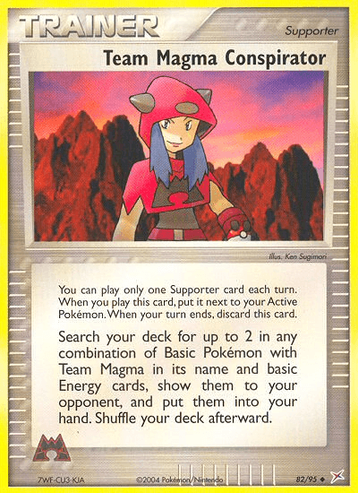 Team Magma Conspirator — Team Magma vs Team Aqua #82