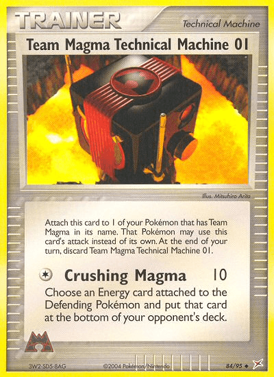 Team Magma Technical Machine 01 — Team Magma vs Team Aqua #84