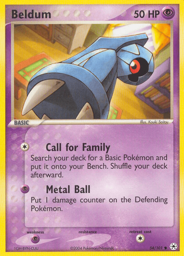 Beldum — Hidden Legends #54