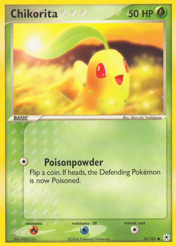 Chikorita — Hidden Legends #55