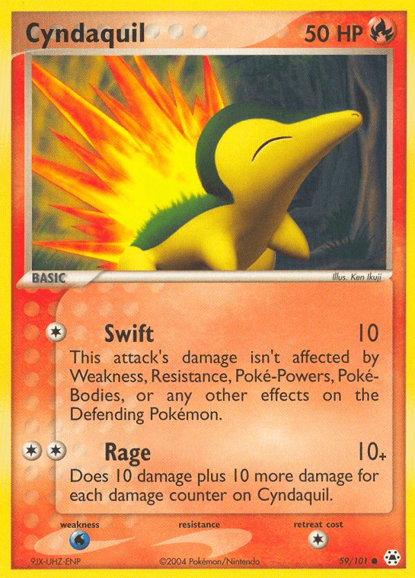 Cyndaquil — Hidden Legends #59