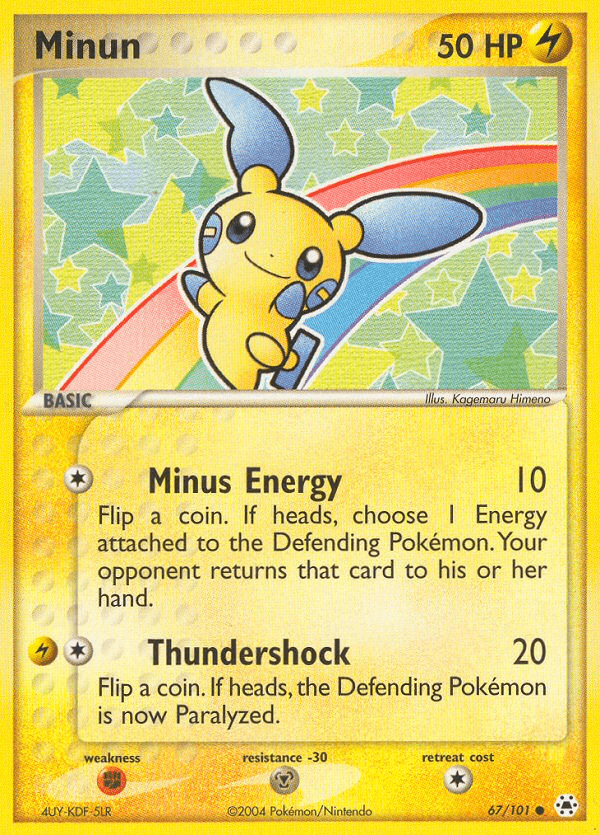 Minun — Hidden Legends #67