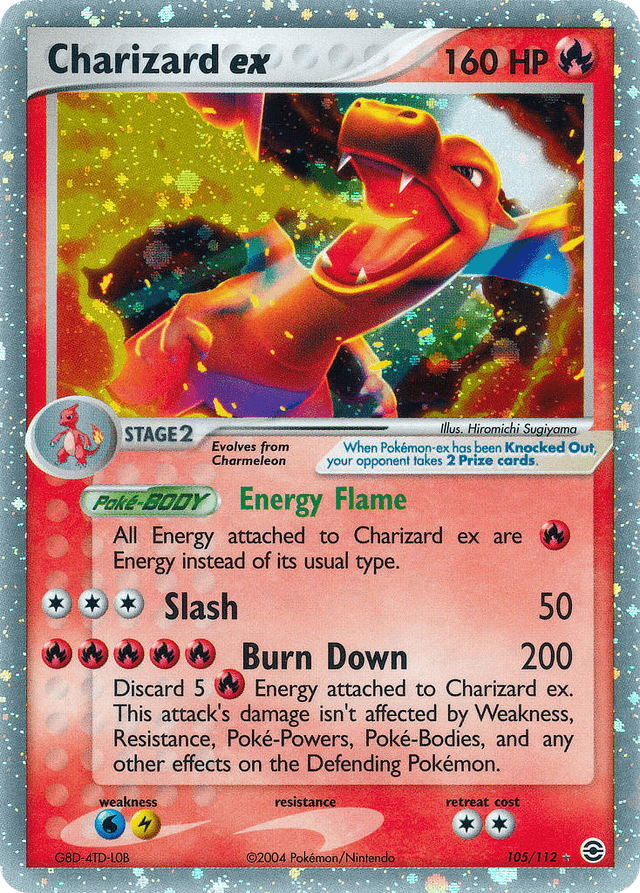 Charizard ex — FireRed & LeafGreen #105