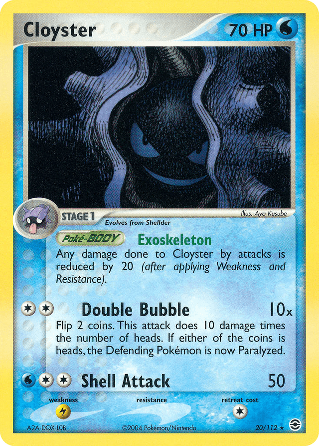 Cloyster — FireRed & LeafGreen #20