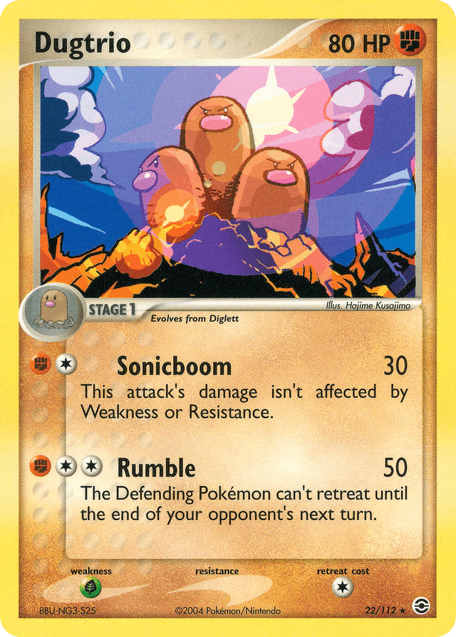 Dugtrio — FireRed & LeafGreen #22