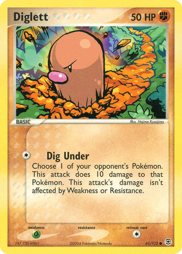 Diglett — FireRed & LeafGreen #61