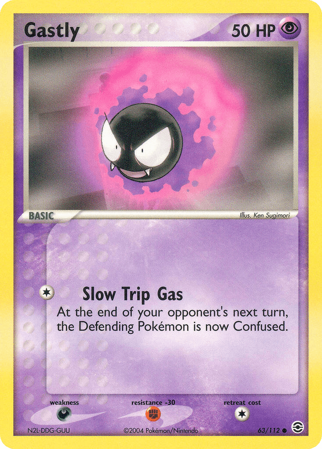 Gastly — FireRed & LeafGreen #63