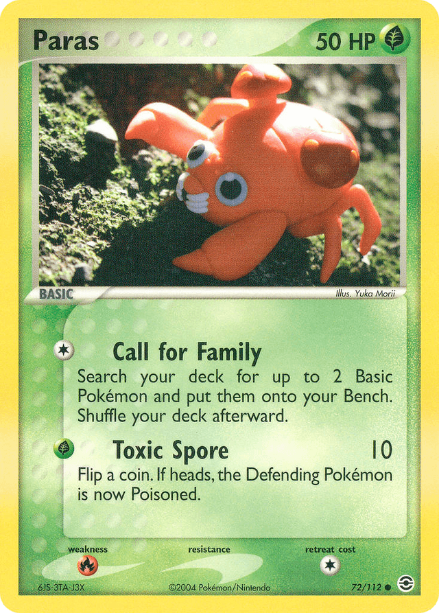 Paras — FireRed & LeafGreen #72