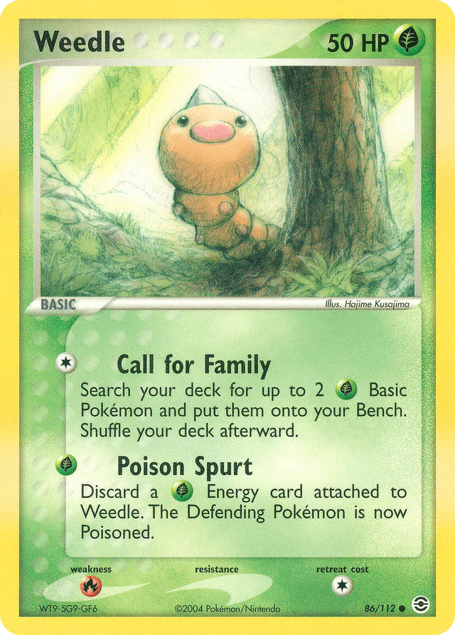 Weedle — FireRed & LeafGreen #86