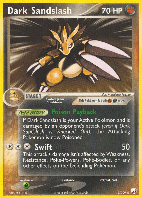 Dark Sandslash — Team Rocket Returns #18