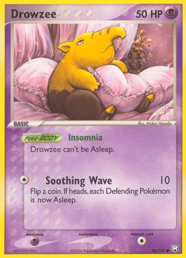 Drowzee — Team Rocket Returns #54