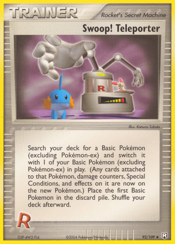Swoop! Teleporter — Team Rocket Returns #92