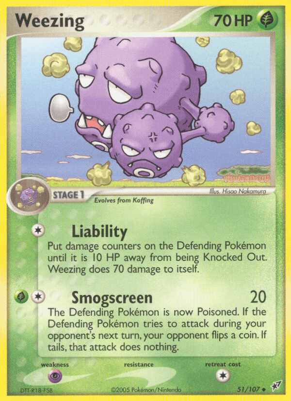 Weezing — Deoxys #51
