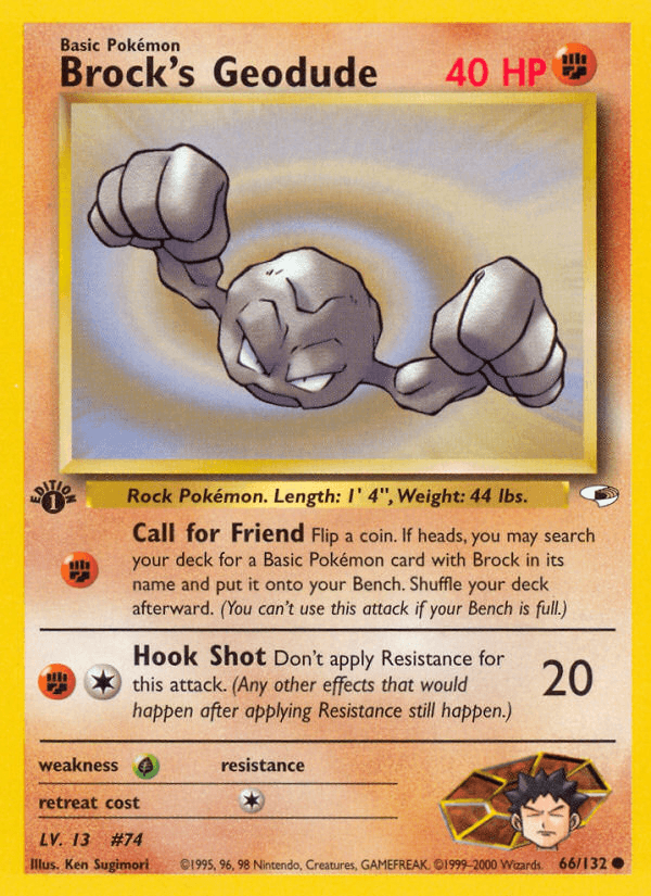Brock's Geodude — Gym Heroes #66