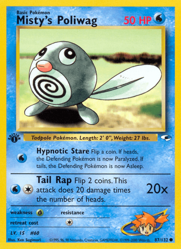 Misty's Poliwag — Gym Heroes #87