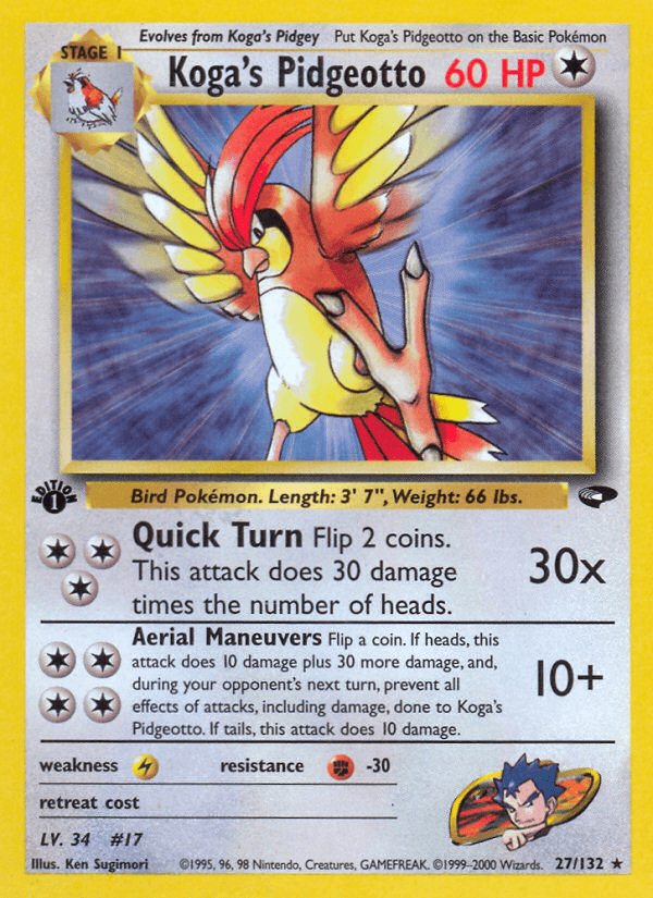 Koga's Pidgeotto — Gym Challenge #27