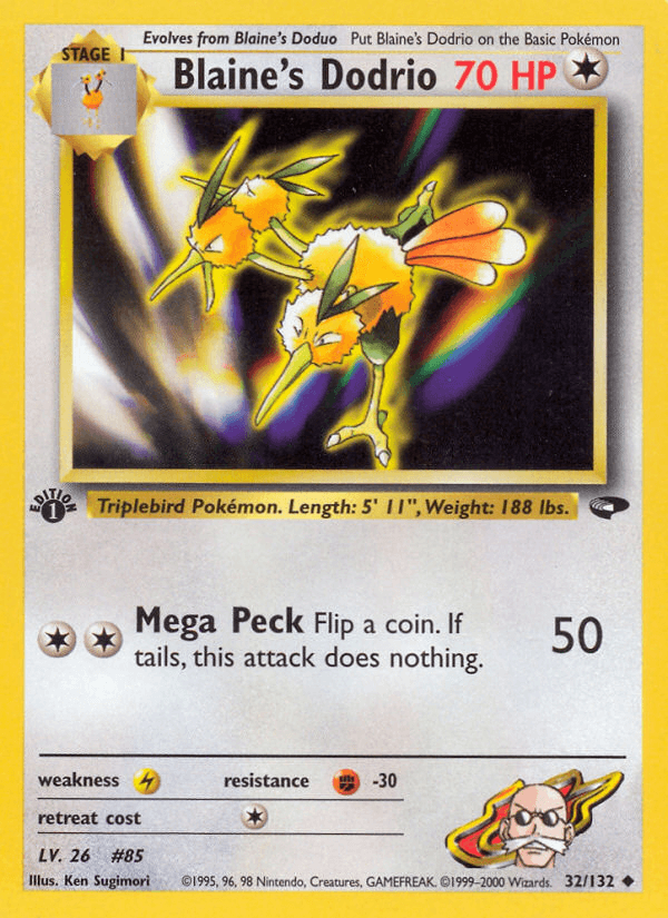Blaine's Dodrio — Gym Challenge #32