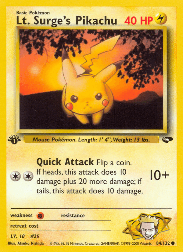 Lt. Surge's Pikachu — Gym Challenge #84