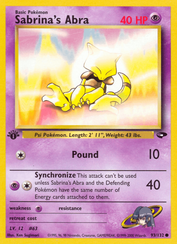 Sabrina's Abra — Gym Challenge #93