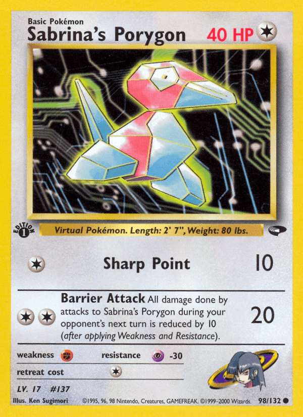 Sabrina's Porygon — Gym Challenge #98