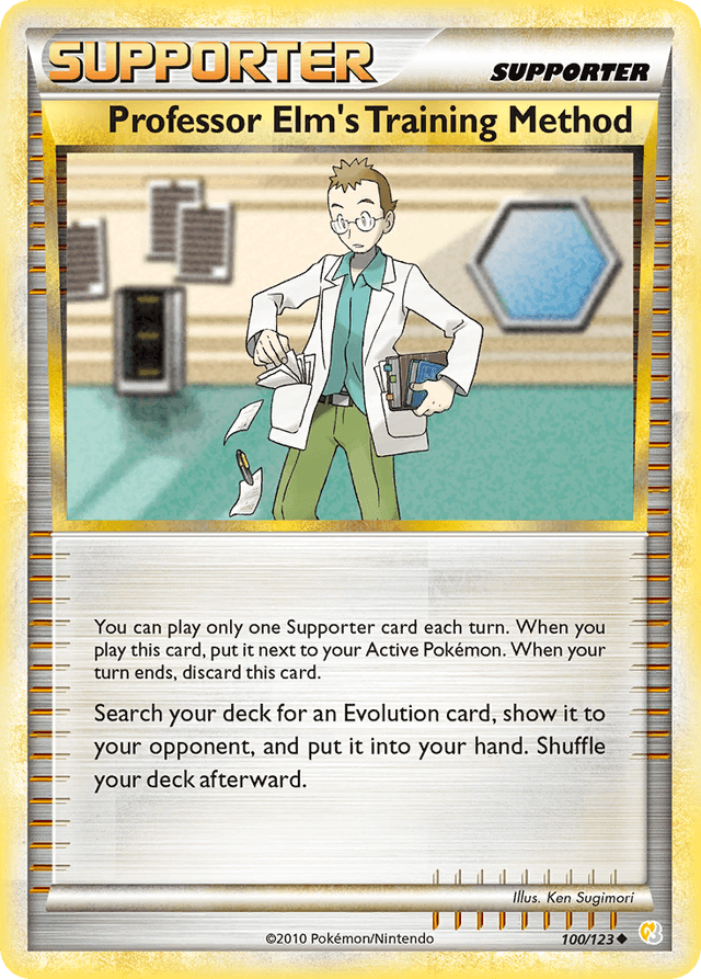 Professor Elm's Training Method — HeartGold & SoulSilver #100