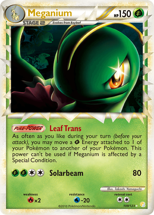 Meganium — HeartGold & SoulSilver #109