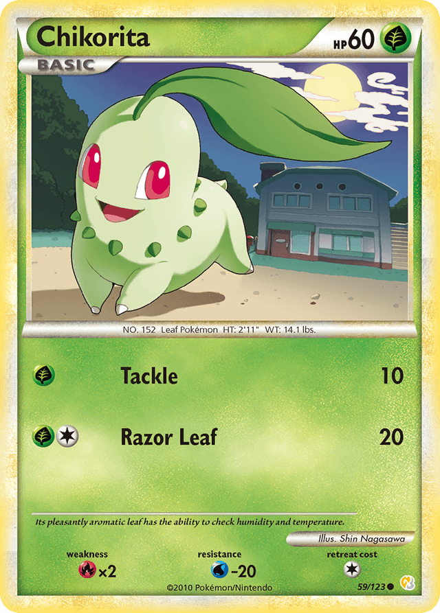 Chikorita — HeartGold & SoulSilver #59