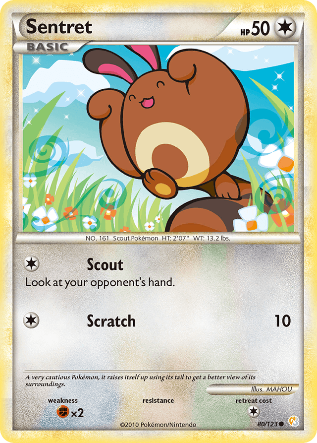 Sentret — HeartGold & SoulSilver #80