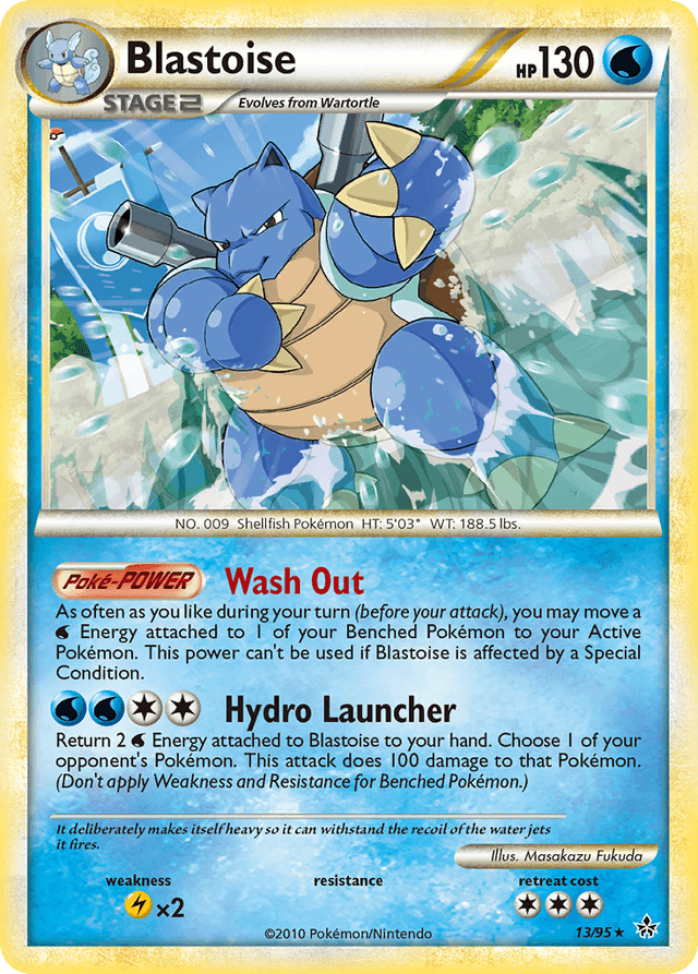 Blastoise — HS—Unleashed #13