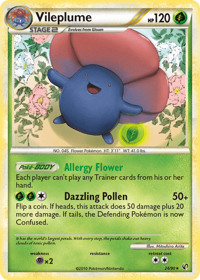 Vileplume — HS—Undaunted #24