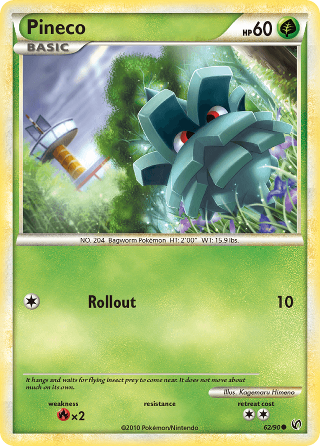 Pineco — HS—Undaunted #62