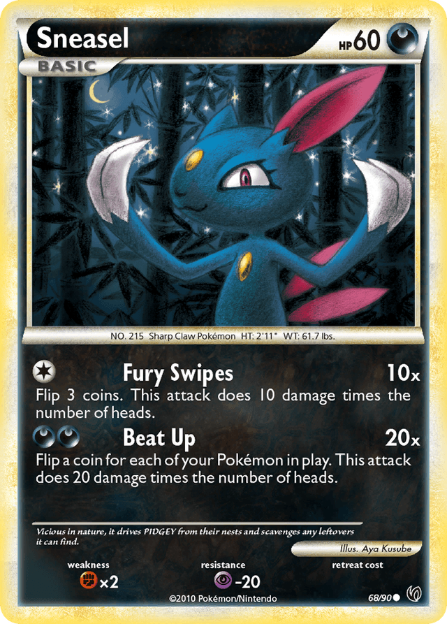 Sneasel — HS—Undaunted #68