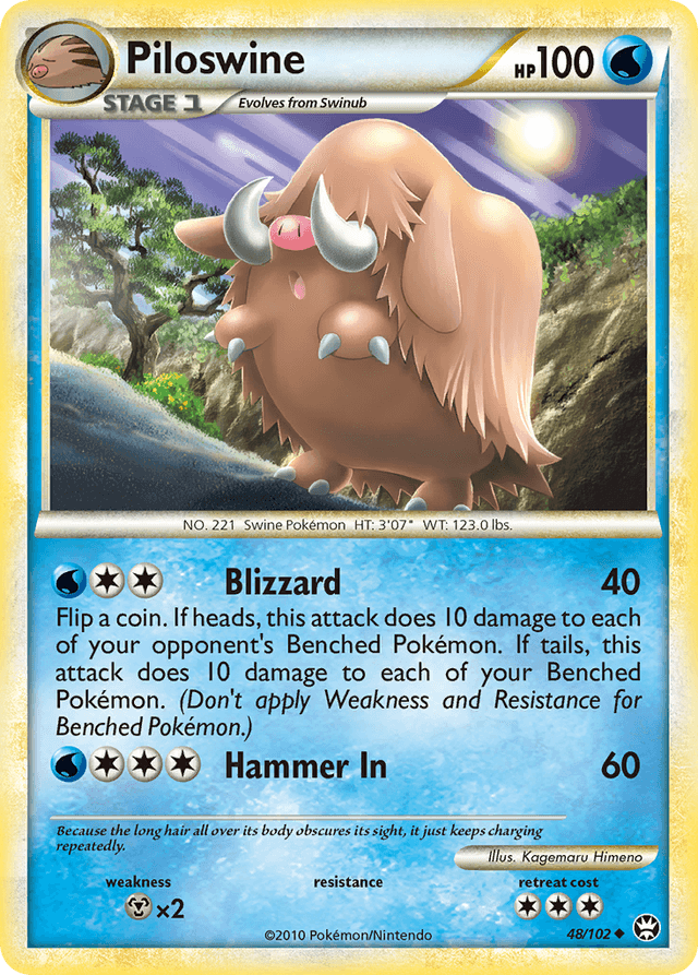 Piloswine — HS—Triumphant #48