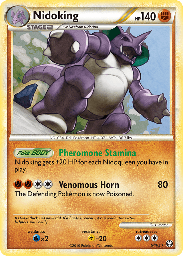 Nidoking — HS—Triumphant #6