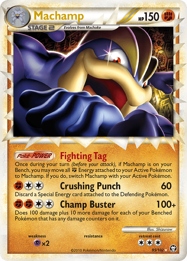 Machamp — HS—Triumphant #95