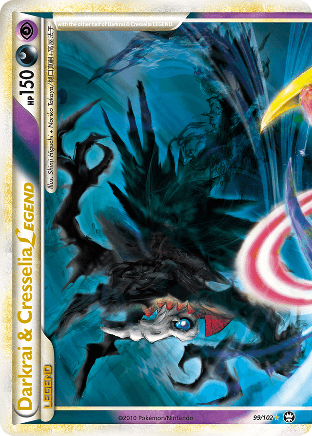 Darkrai & Cresselia LEGEND — HS—Triumphant #99