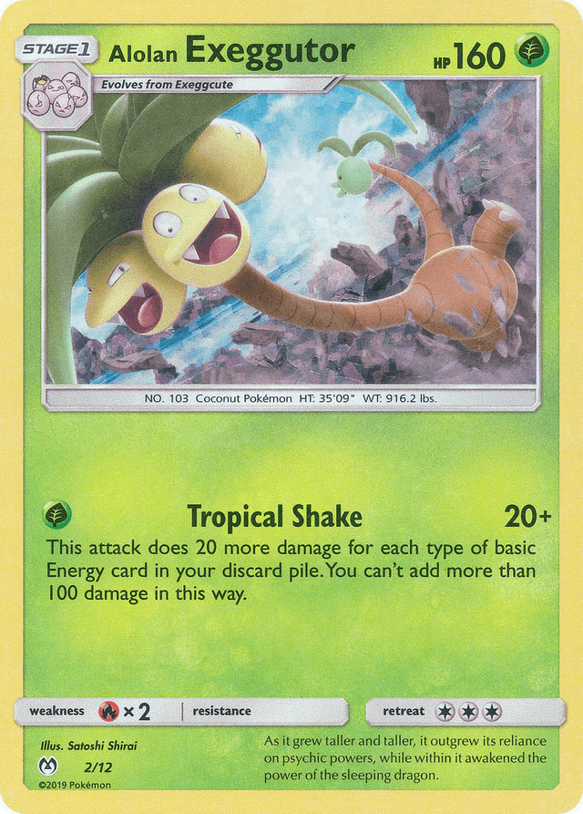 Alolan Exeggutor — McDonald's Collection 2019 #2