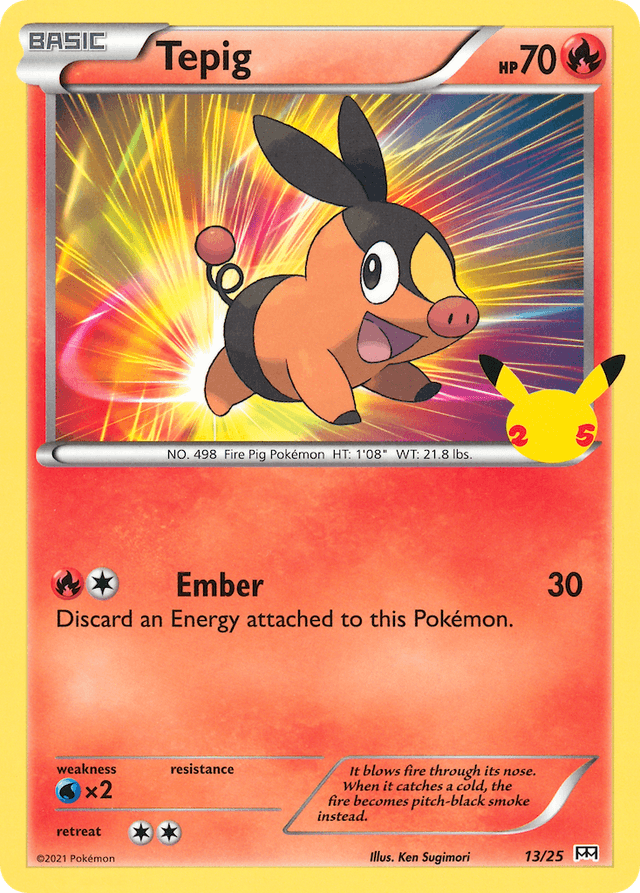 Tepig — McDonald's Collection 2021 #13