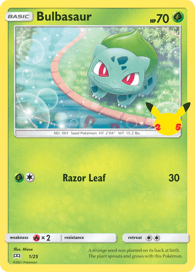 Bulbasaur — McDonald's Collection 2021 #1