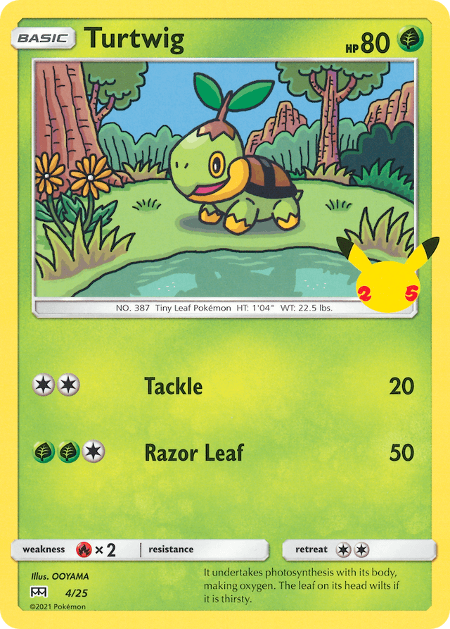 Turtwig — McDonald's Collection 2021 #4