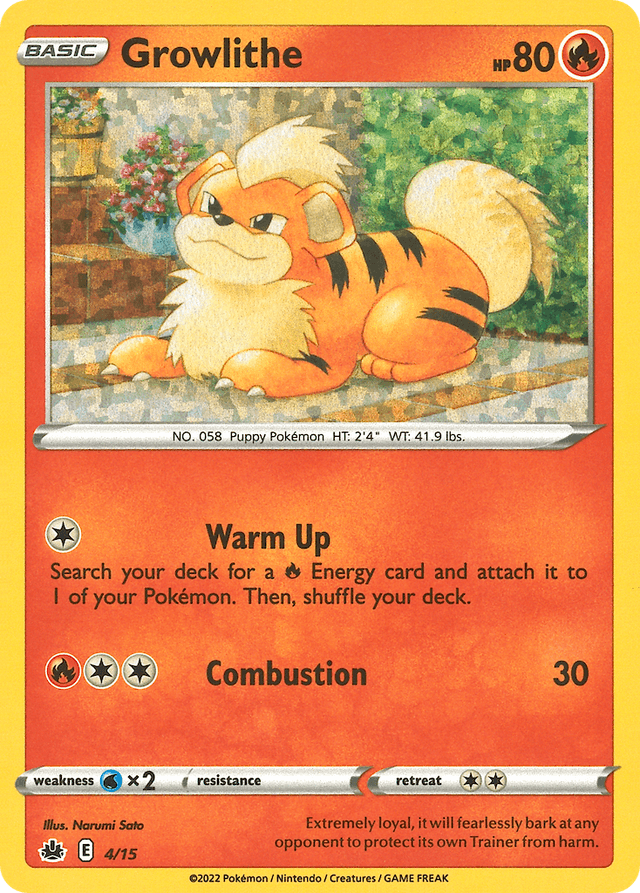 Growlithe — McDonald's Collection 2022 #4