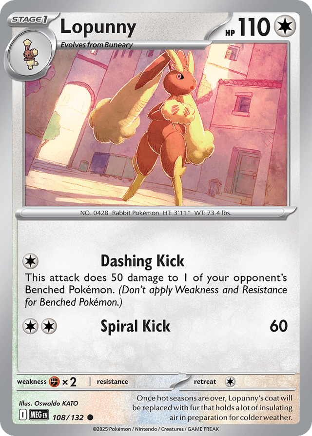 Lopunny — Mega Evolution #108