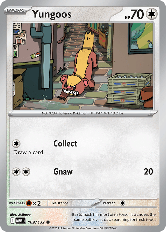 Yungoos — Mega Evolution #109